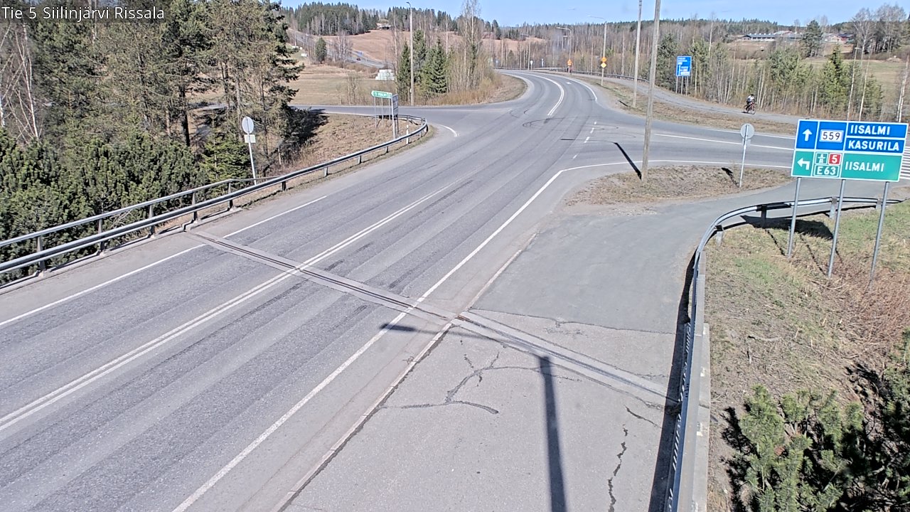 Weather Camera Image Väg 5 Siilinjärvi, Rissala, Siilinjärvi, Pohjois-Savo