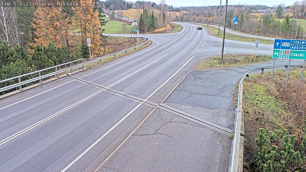 Weather Camera Image Väg 5 Siilinjärvi, Rissala, Siilinjärvi, Pohjois-Savo