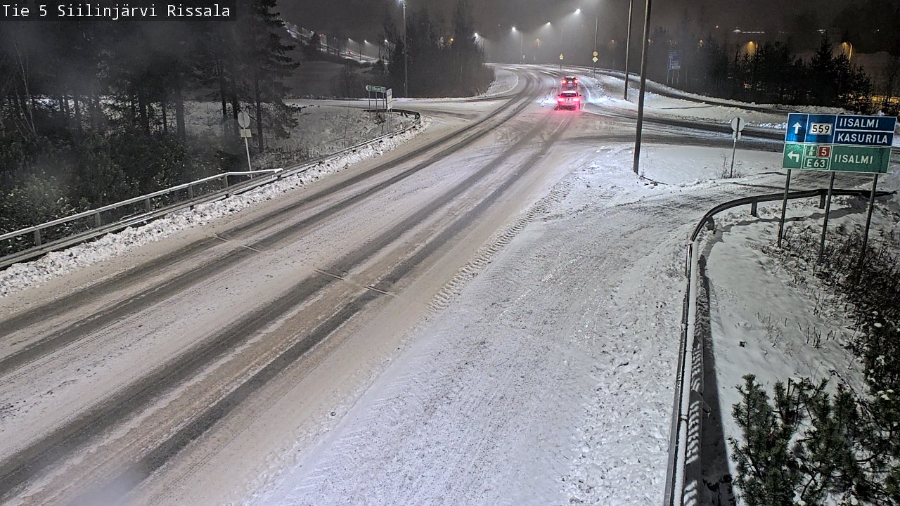 Weather Camera Image Väg 5 Siilinjärvi, Rissala, Siilinjärvi, Pohjois-Savo