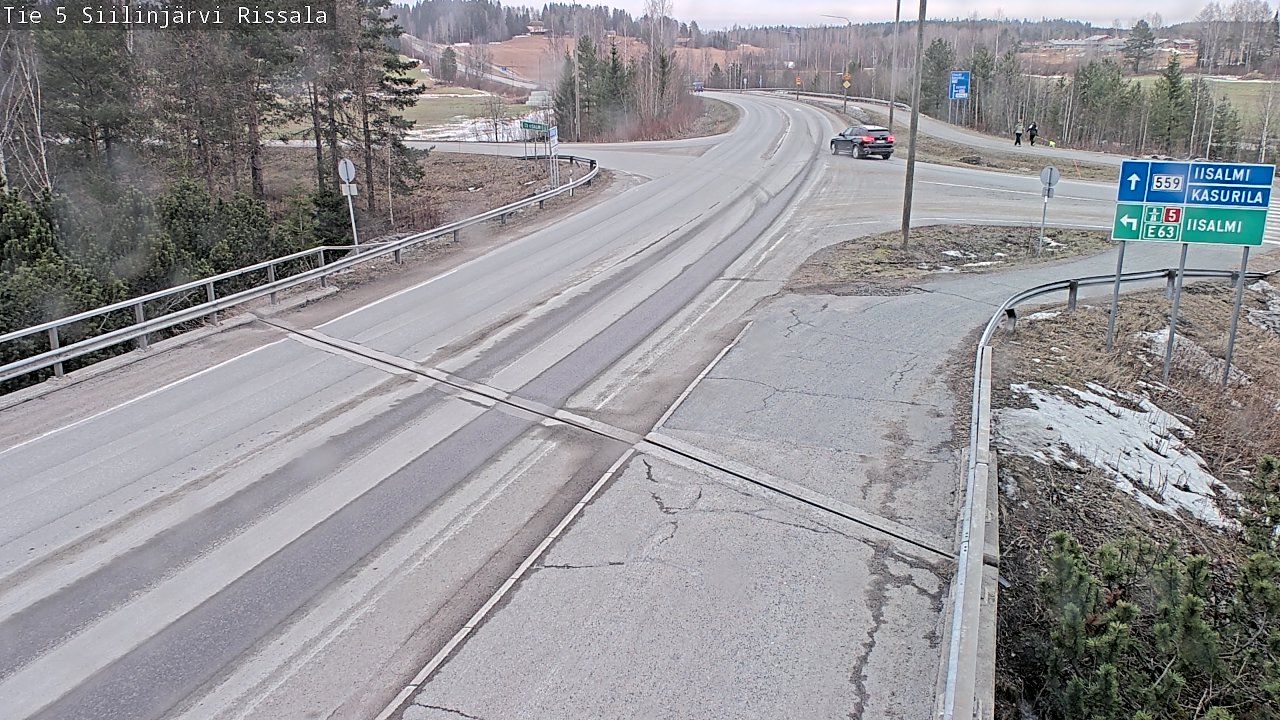 Weather Camera Image Väg 5 Siilinjärvi, Rissala, Siilinjärvi, Pohjois-Savo