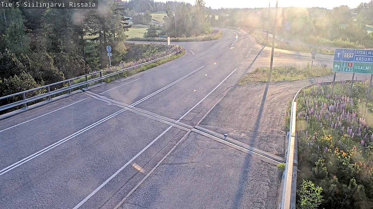 Kelikamerat Kuva Tie 5 Siilinjärvi, Rissala, Siilinjärvi, Pohjois-Savo