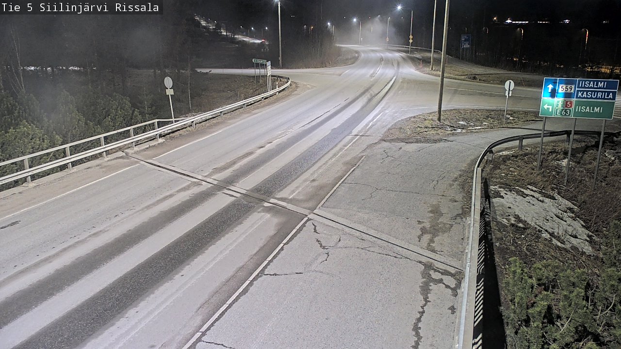 Weather Camera Image Väg 5 Siilinjärvi, Rissala, Siilinjärvi, Pohjois-Savo