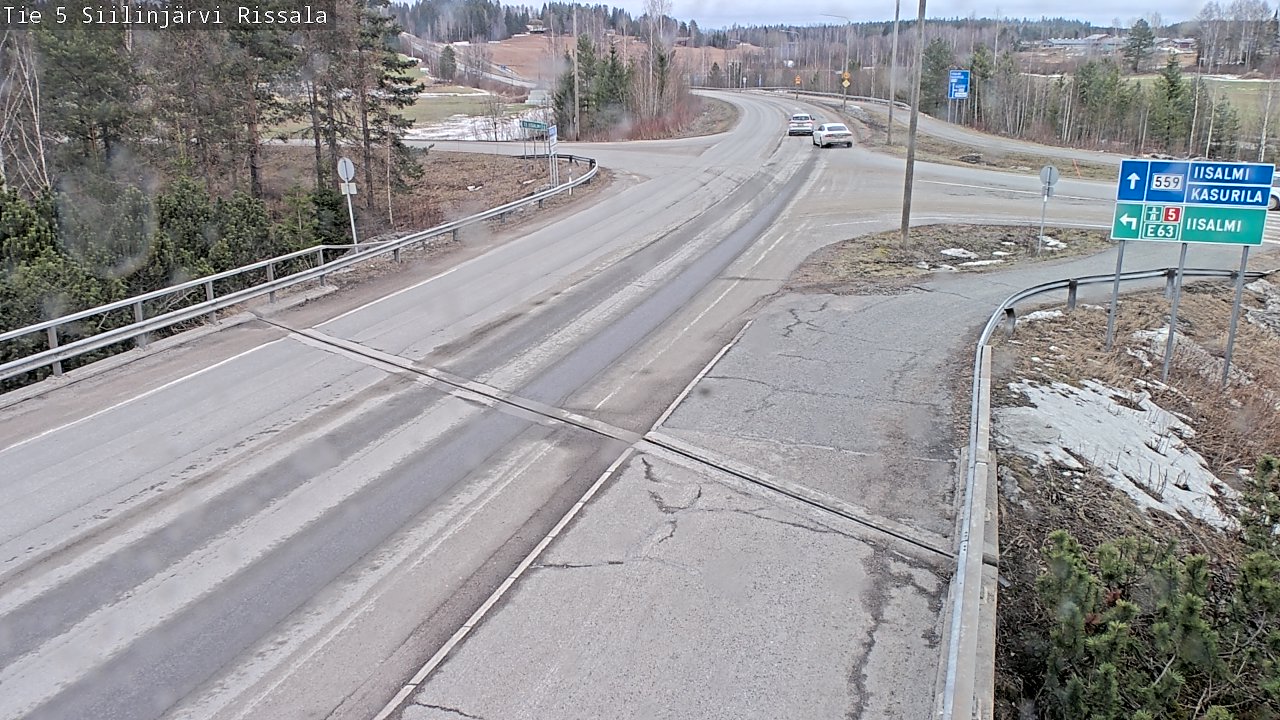 Weather Camera Image Road 5 Siilinjärvi, Rissala, Siilinjärvi, Pohjois-Savo