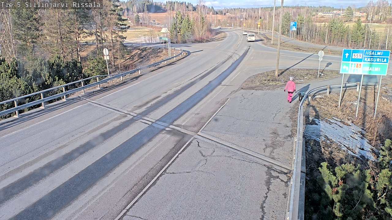 Weather Camera Image Road 5 Siilinjärvi, Rissala, Siilinjärvi, Pohjois-Savo