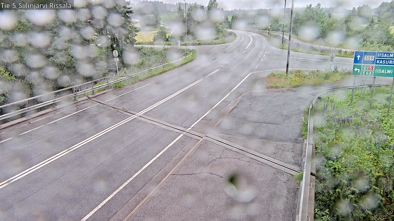 Weather Camera Image Väg 5 Siilinjärvi, Rissala, Siilinjärvi, Pohjois-Savo