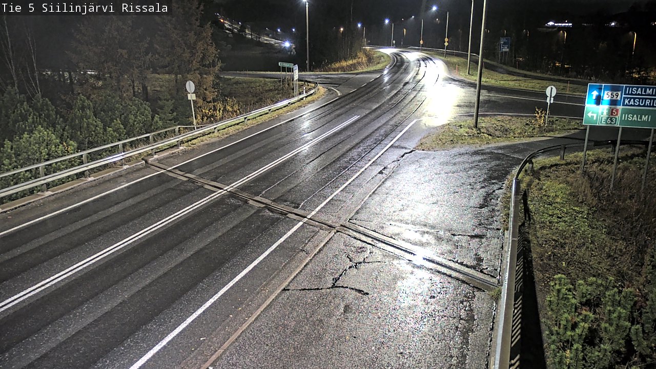 Weather Camera Image Väg 5 Siilinjärvi, Rissala, Siilinjärvi, Pohjois-Savo