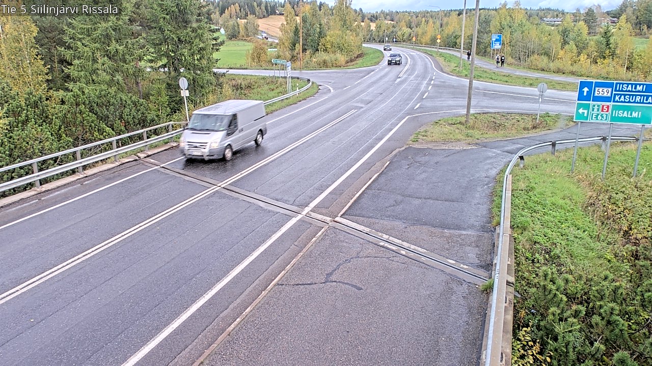 Weather Camera Image Road 5 Siilinjärvi, Rissala, Siilinjärvi, Pohjois-Savo