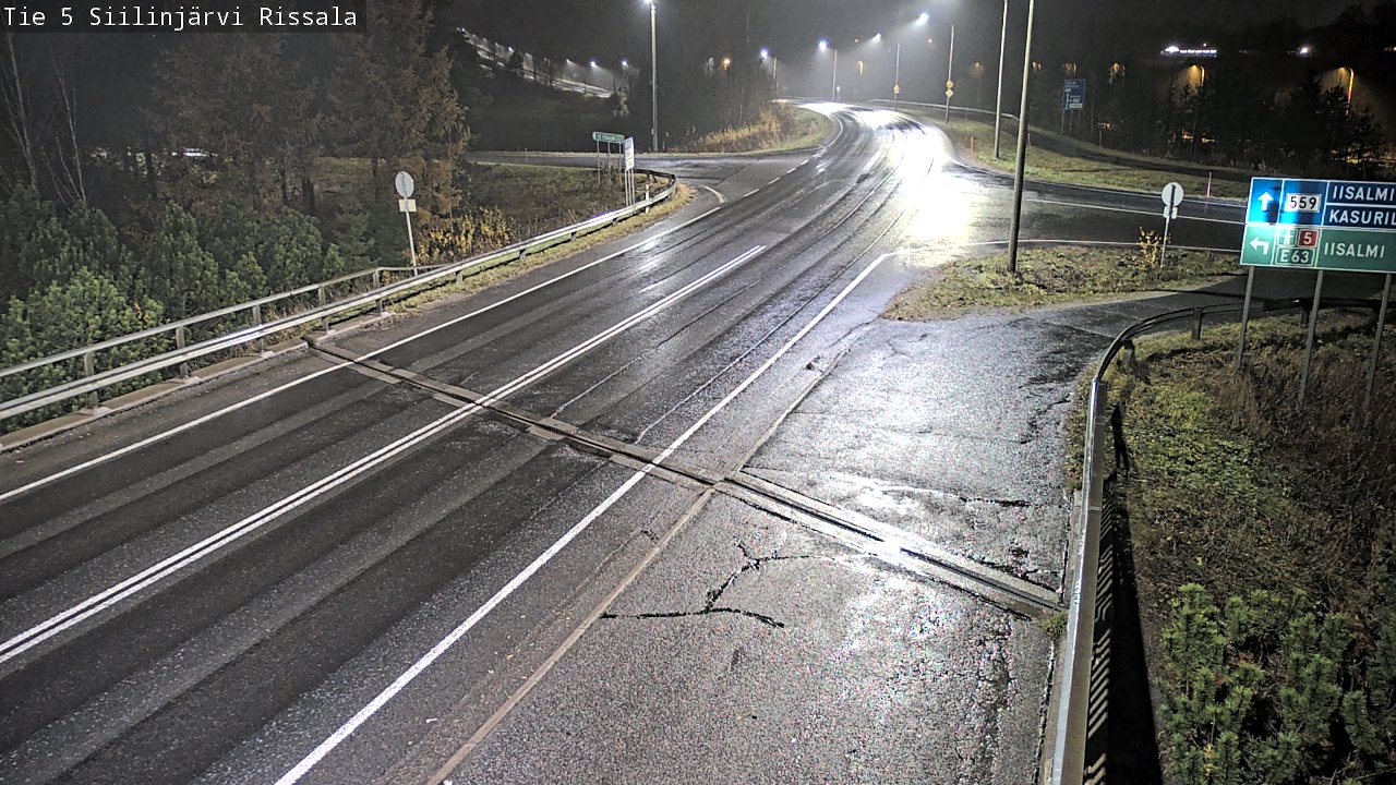 Weather Camera Image Road 5 Siilinjärvi, Rissala, Siilinjärvi, Pohjois-Savo