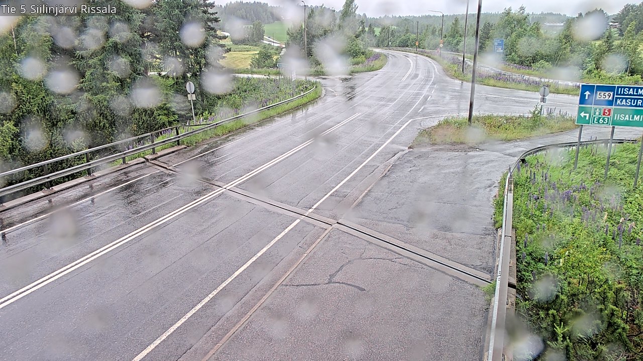 Weather Camera Image Road 5 Siilinjärvi, Rissala, Siilinjärvi, Pohjois-Savo