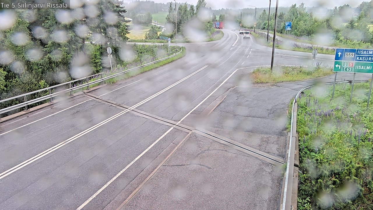 Weather Camera Image Väg 5 Siilinjärvi, Rissala, Siilinjärvi, Pohjois-Savo