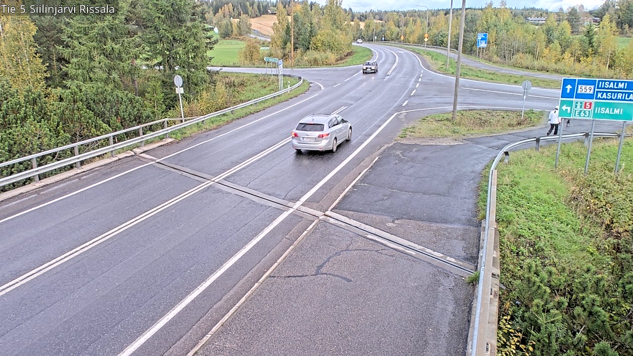 Weather Camera Image Road 5 Siilinjärvi, Rissala, Siilinjärvi, Pohjois-Savo