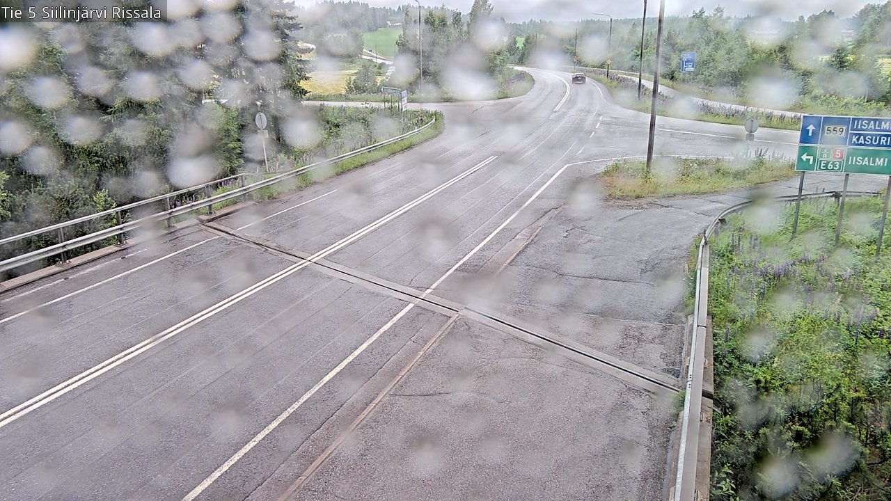 Weather Camera Image Väg 5 Siilinjärvi, Rissala, Siilinjärvi, Pohjois-Savo