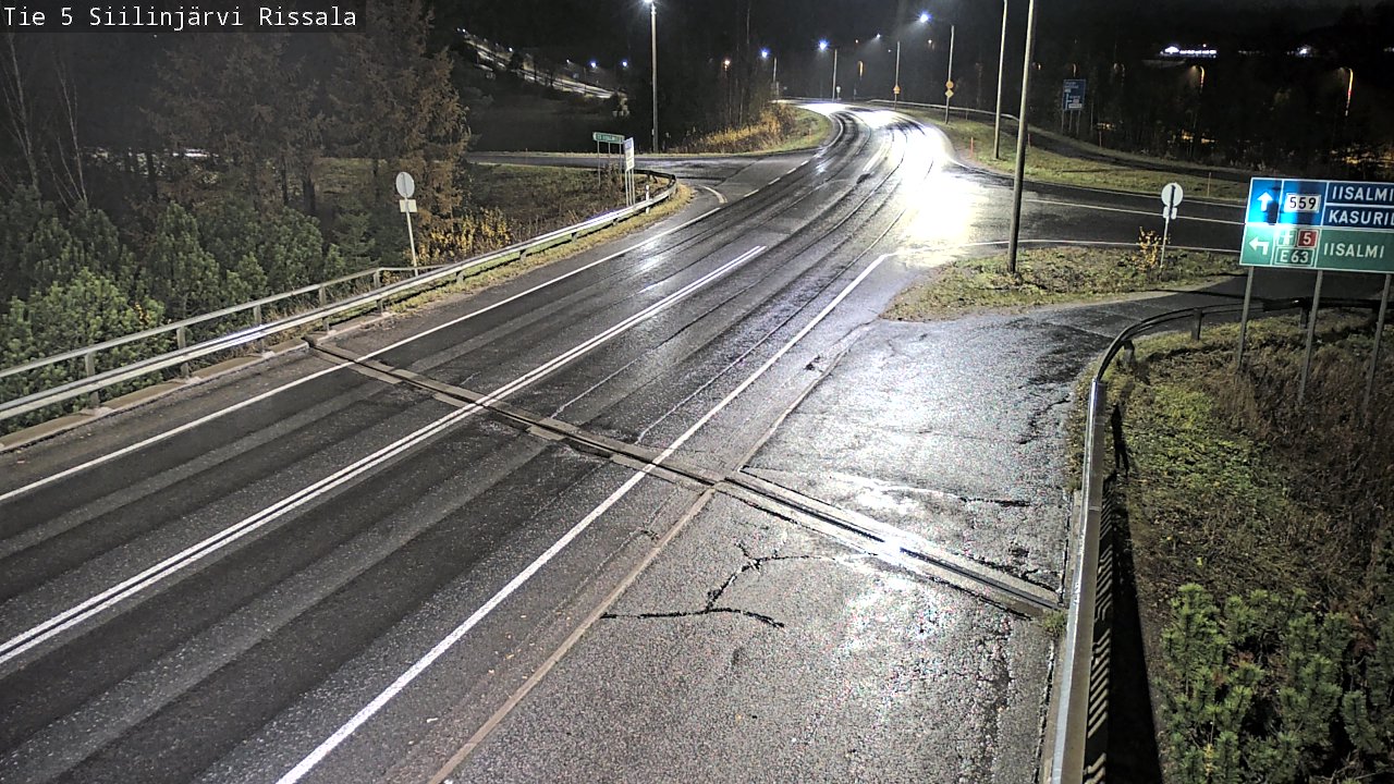 Weather Camera Image Road 5 Siilinjärvi, Rissala, Siilinjärvi, Pohjois-Savo