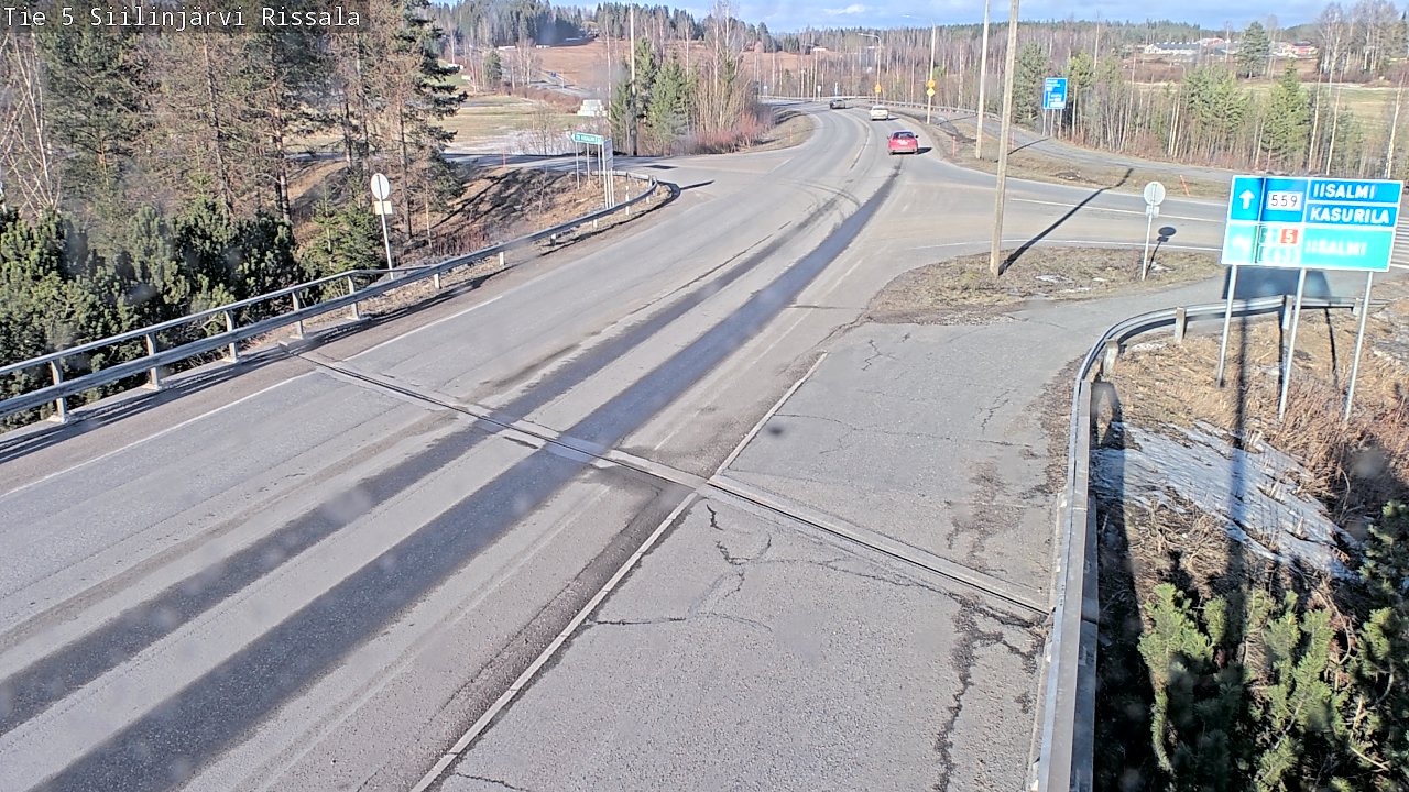 Weather Camera Image Road 5 Siilinjärvi, Rissala, Siilinjärvi, Pohjois-Savo