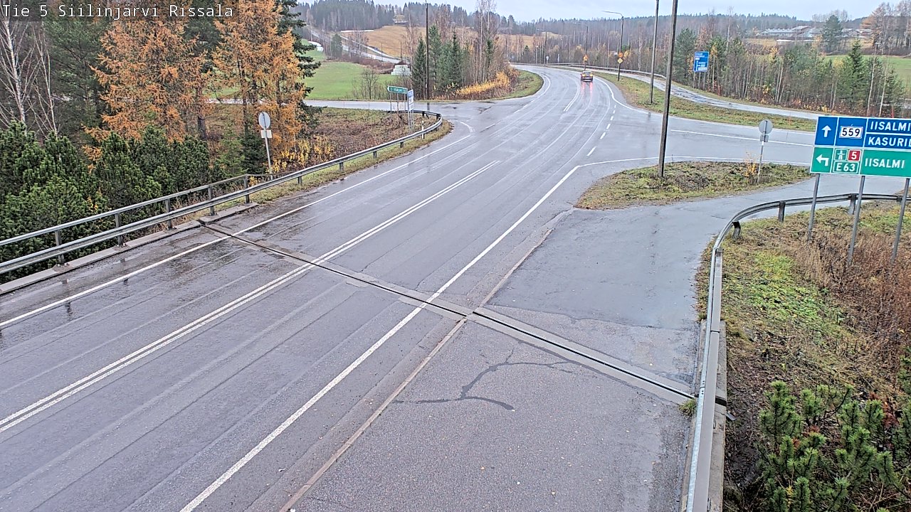 Weather Camera Image Väg 5 Siilinjärvi, Rissala, Siilinjärvi, Pohjois-Savo