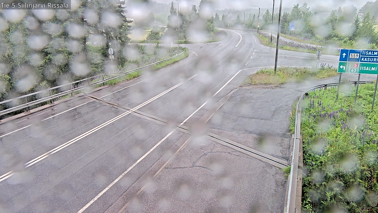Weather Camera Image Väg 5 Siilinjärvi, Rissala, Siilinjärvi, Pohjois-Savo