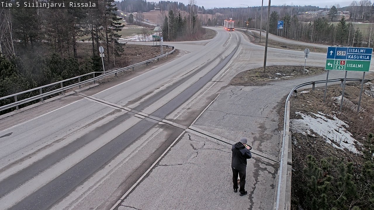 Weather Camera Image Väg 5 Siilinjärvi, Rissala, Siilinjärvi, Pohjois-Savo