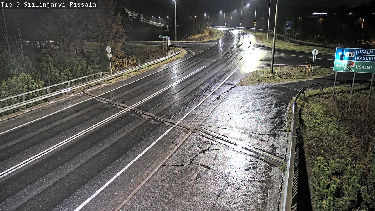 Weather Camera Image Väg 5 Siilinjärvi, Rissala, Siilinjärvi, Pohjois-Savo
