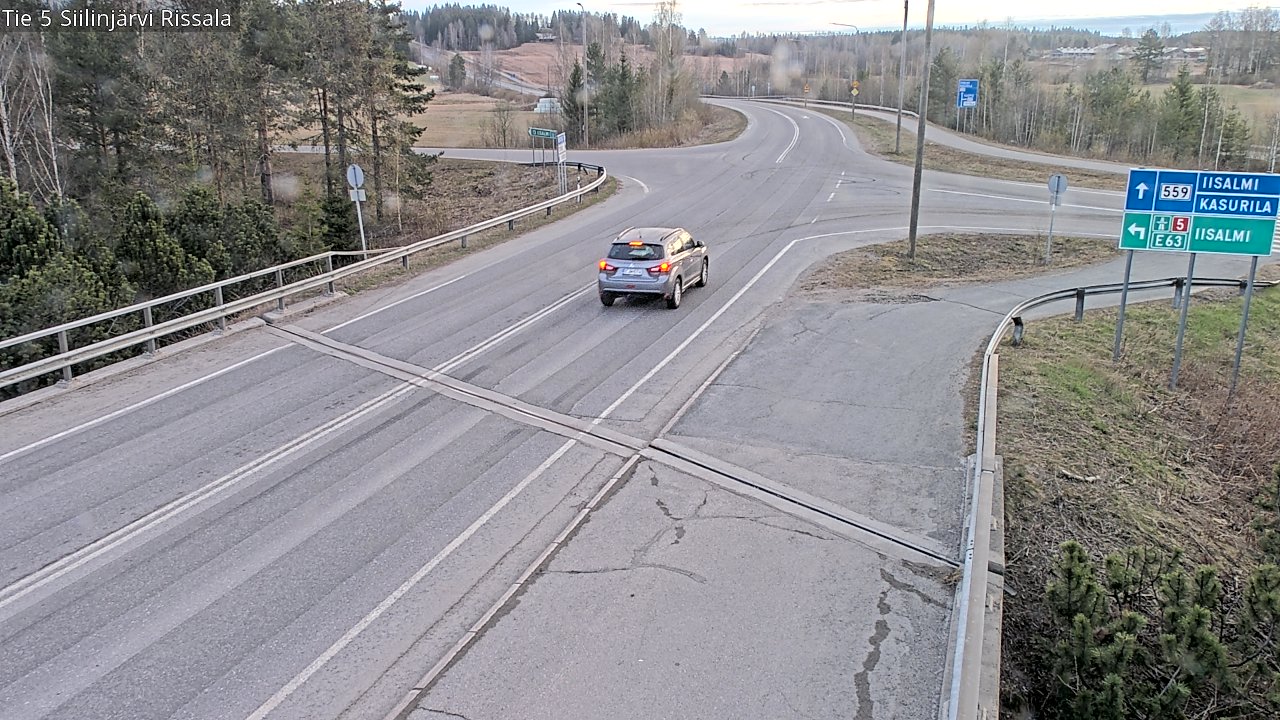 Weather Camera Image Väg 5 Siilinjärvi, Rissala, Siilinjärvi, Pohjois-Savo