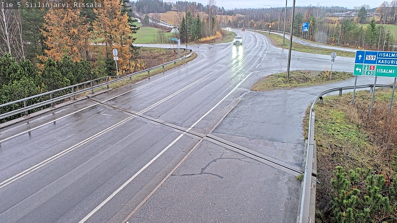 Weather Camera Image Väg 5 Siilinjärvi, Rissala, Siilinjärvi, Pohjois-Savo