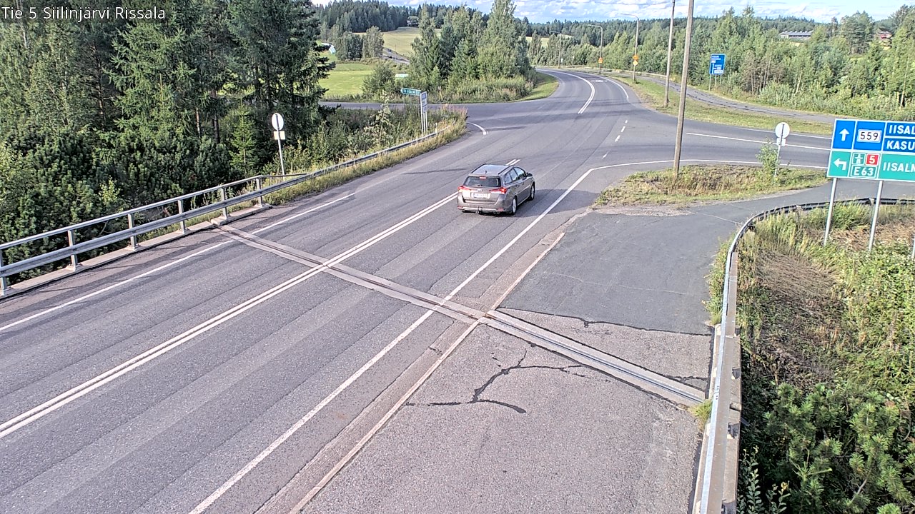 Weather Camera Image Road 5 Siilinjärvi, Rissala, Siilinjärvi, Pohjois-Savo