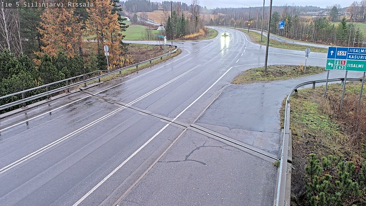 Weather Camera Image Väg 5 Siilinjärvi, Rissala, Siilinjärvi, Pohjois-Savo