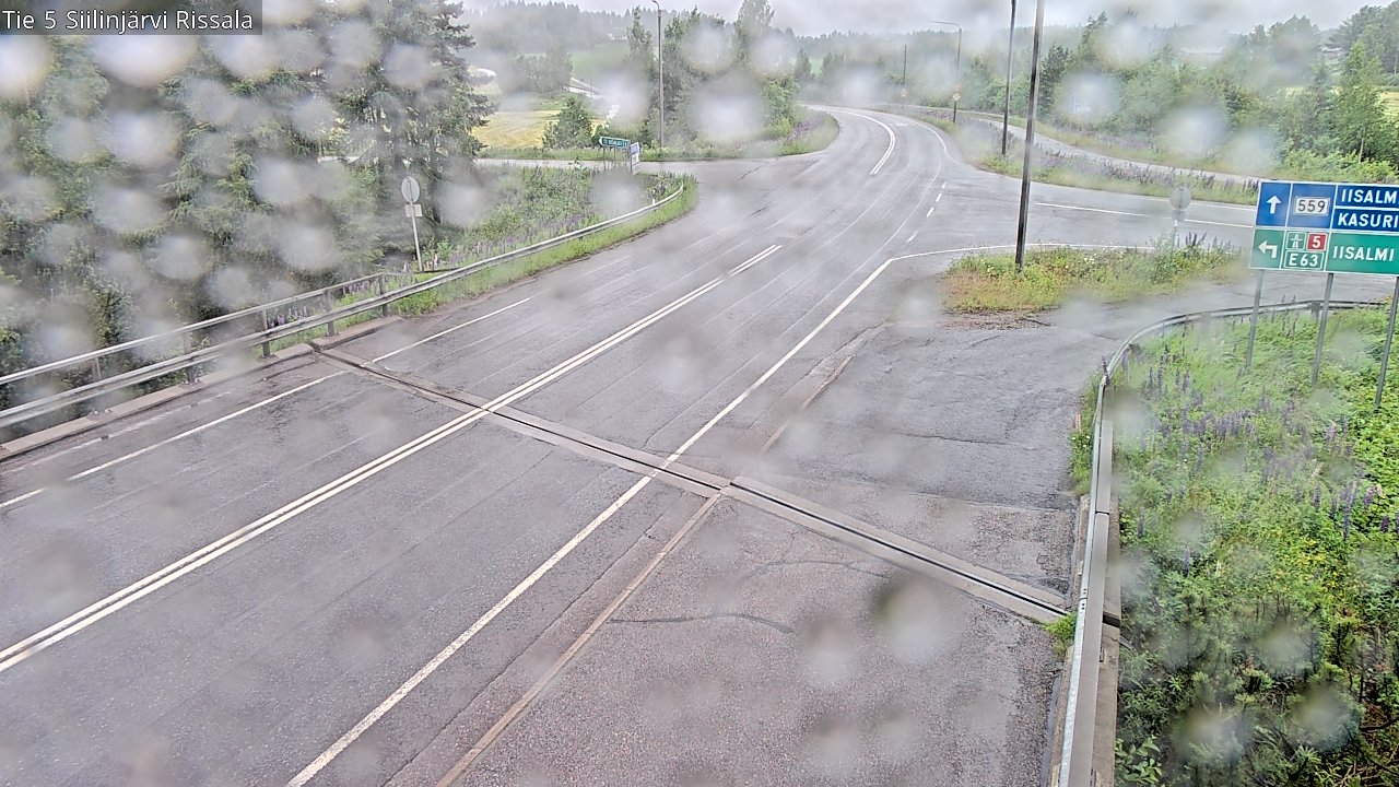 Weather Camera Image Väg 5 Siilinjärvi, Rissala, Siilinjärvi, Pohjois-Savo