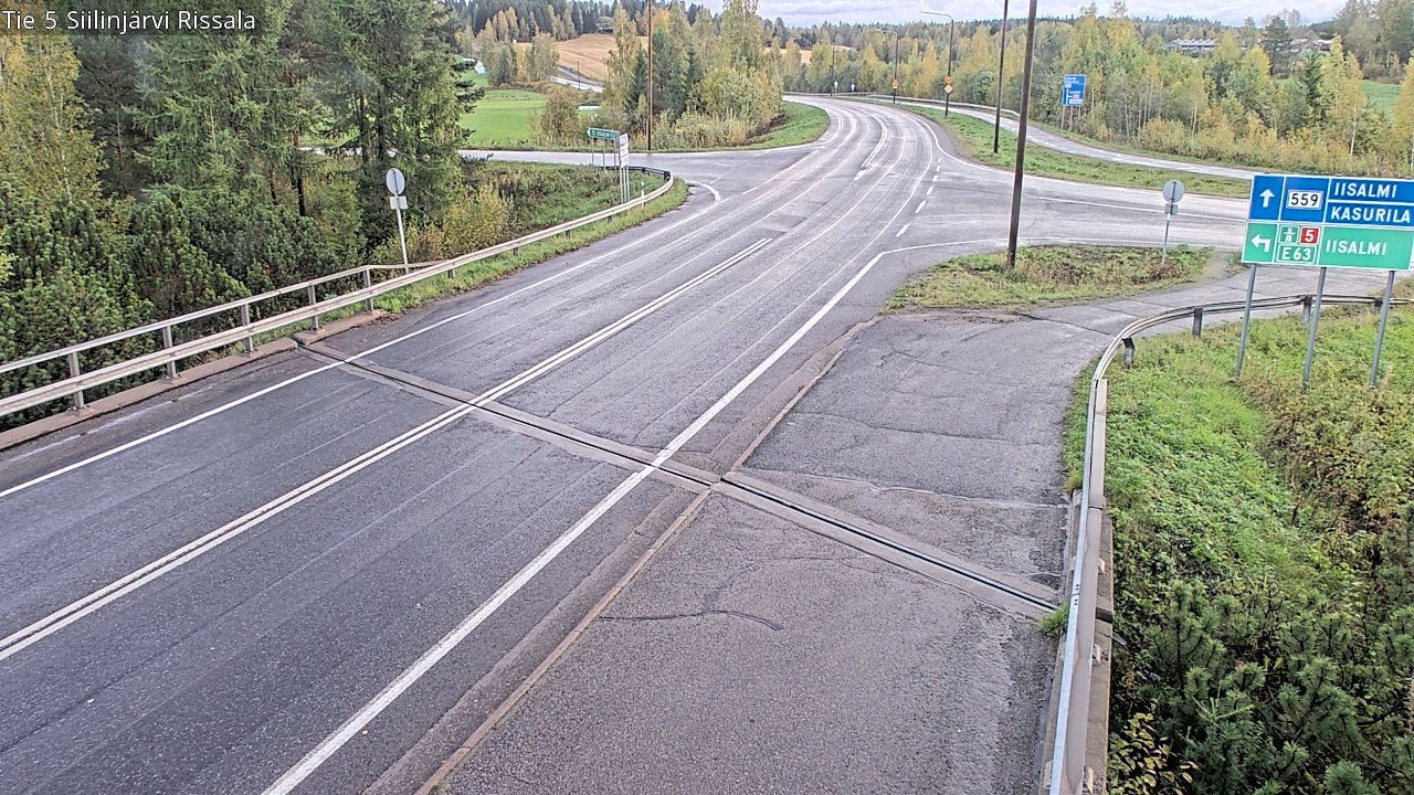 Weather Camera Image Road 5 Siilinjärvi, Rissala, Siilinjärvi, Pohjois-Savo