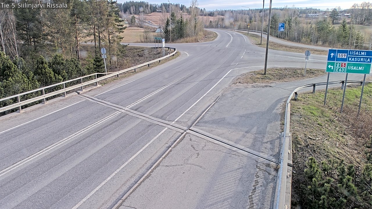 Weather Camera Image Väg 5 Siilinjärvi, Rissala, Siilinjärvi, Pohjois-Savo