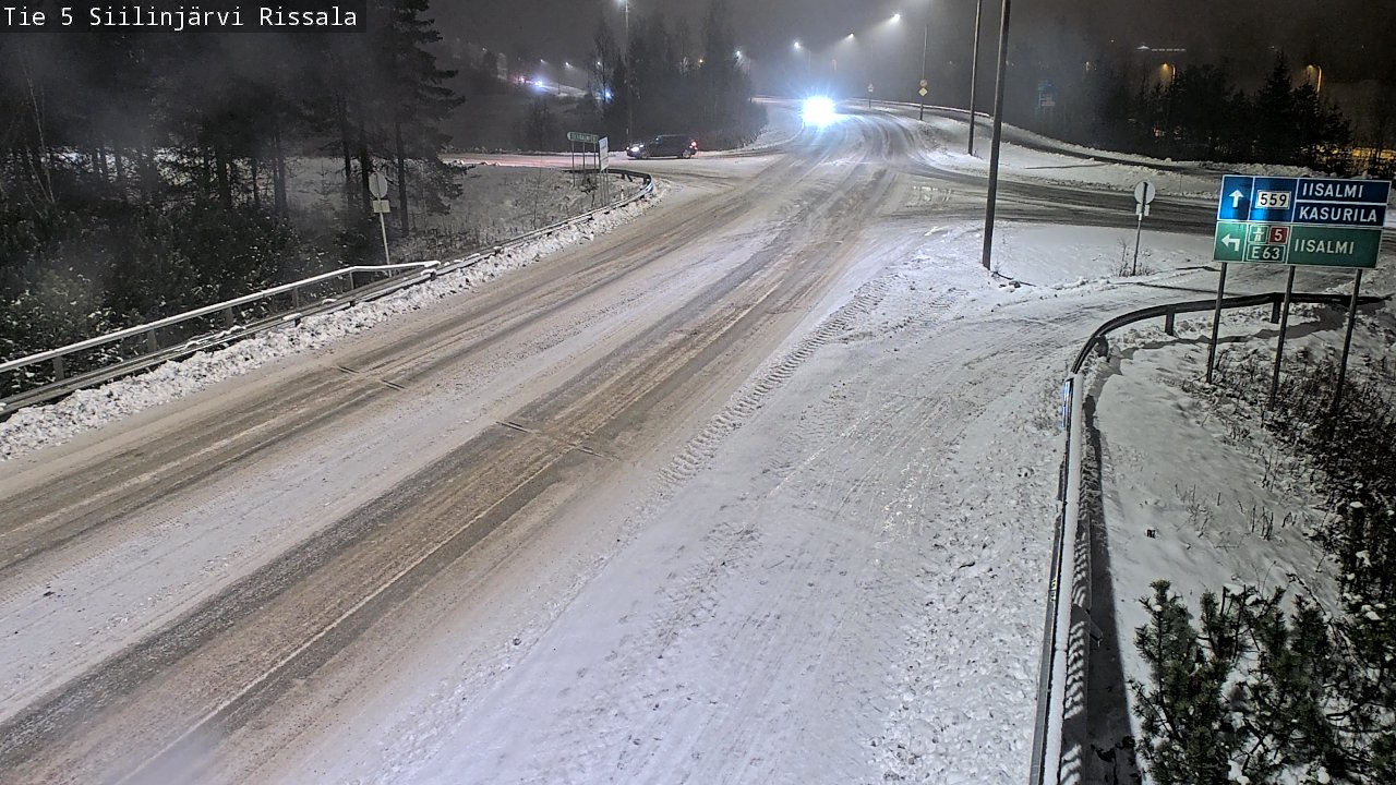 Weather Camera Image Road 5 Siilinjärvi, Rissala, Siilinjärvi, Pohjois-Savo