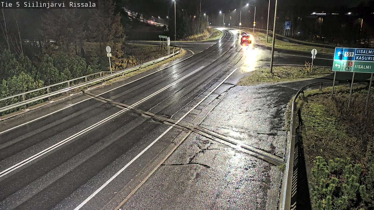 Weather Camera Image Väg 5 Siilinjärvi, Rissala, Siilinjärvi, Pohjois-Savo