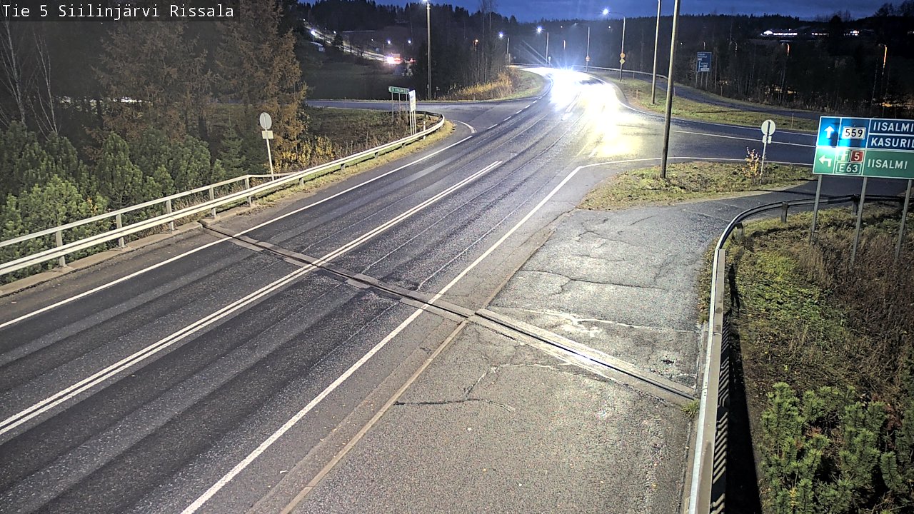 Weather Camera Image Väg 5 Siilinjärvi, Rissala, Siilinjärvi, Pohjois-Savo