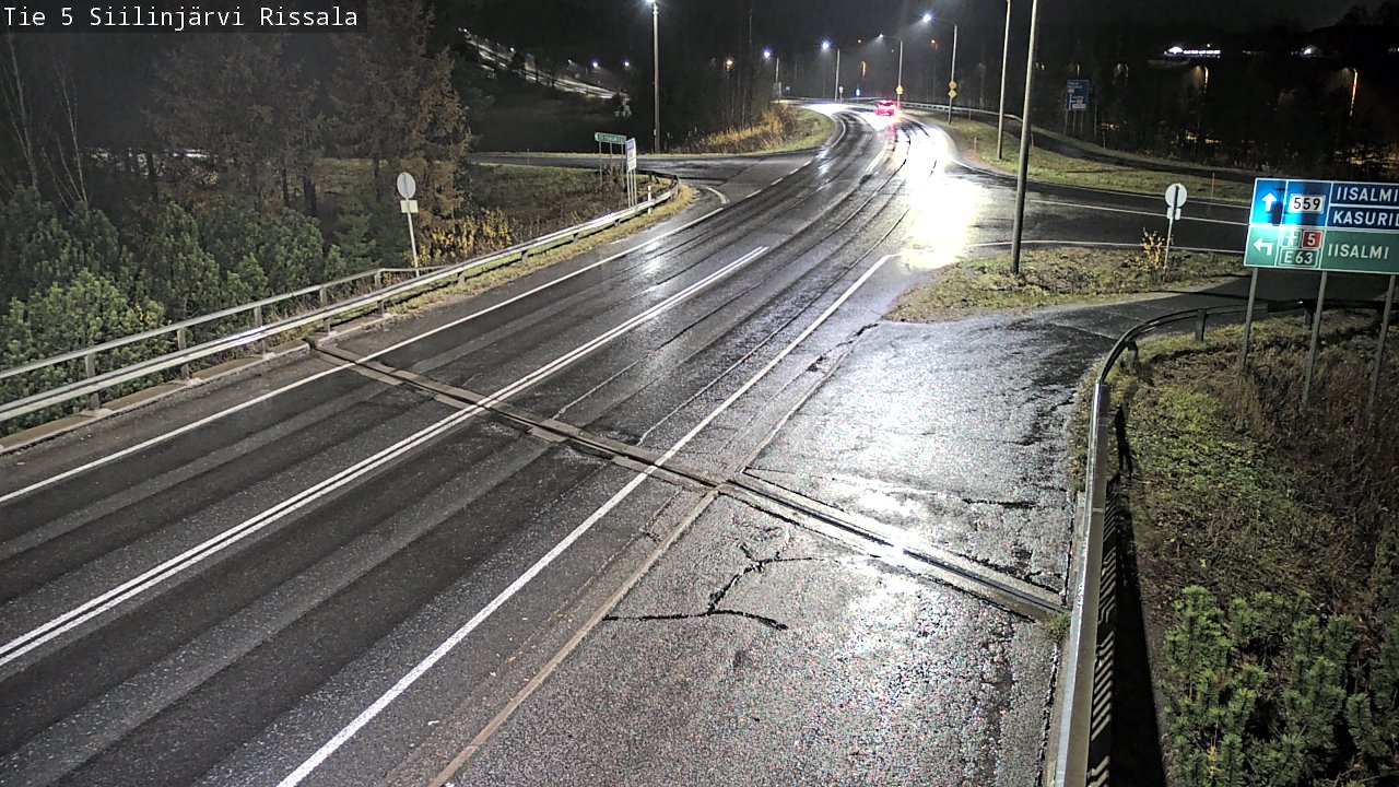 Weather Camera Image Road 5 Siilinjärvi, Rissala, Siilinjärvi, Pohjois-Savo