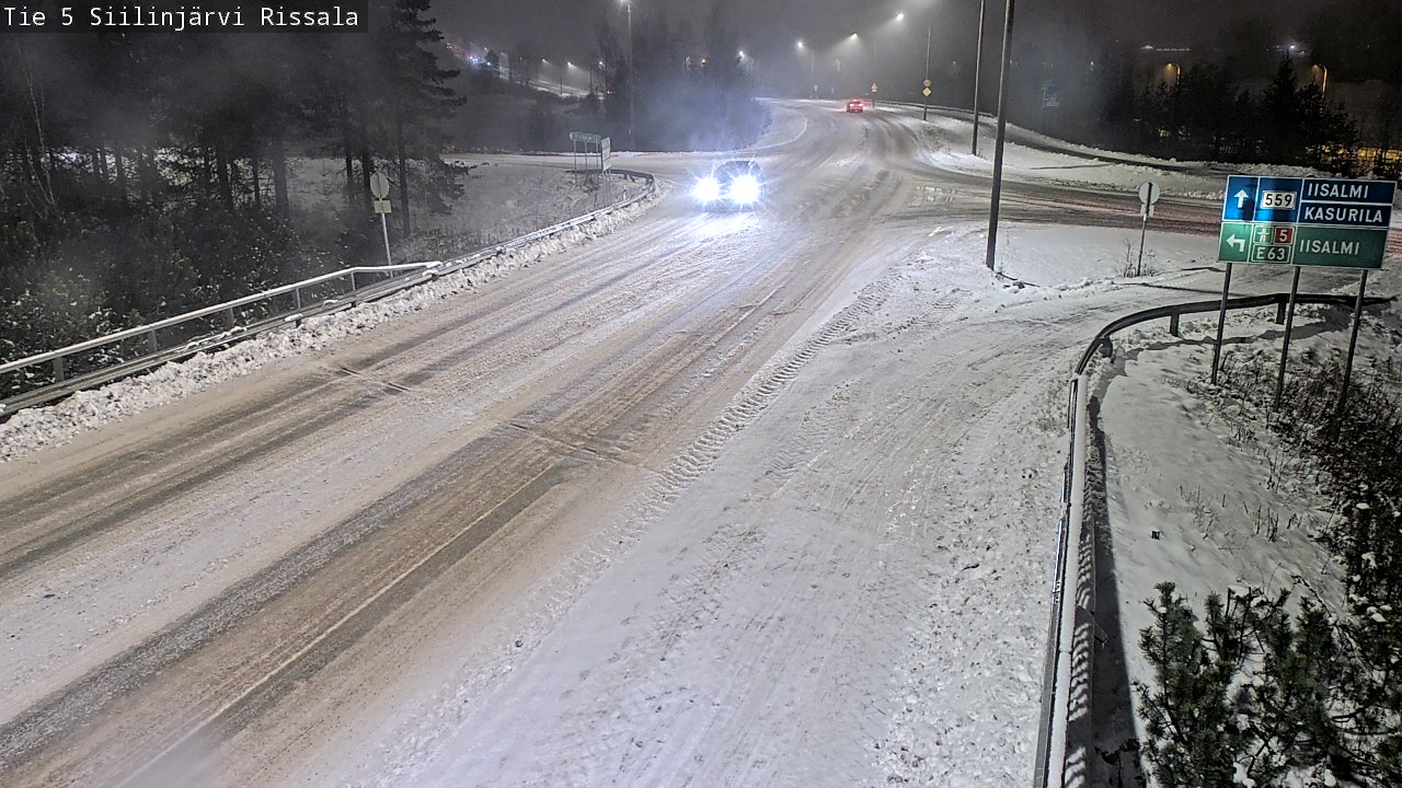 Weather Camera Image Road 5 Siilinjärvi, Rissala, Siilinjärvi, Pohjois-Savo
