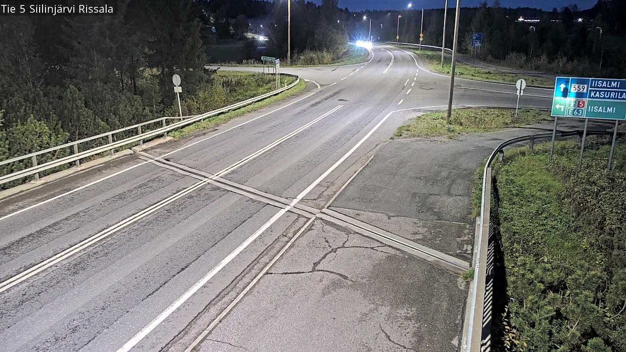 Weather Camera Image Road 5 Siilinjärvi, Rissala, Siilinjärvi, Pohjois-Savo