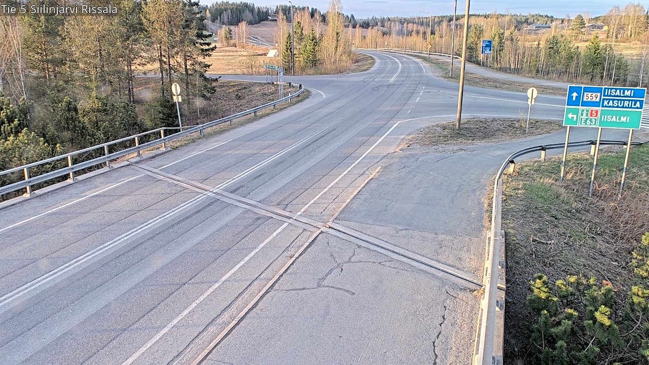 Weather Camera Image Väg 5 Siilinjärvi, Rissala, Siilinjärvi, Pohjois-Savo