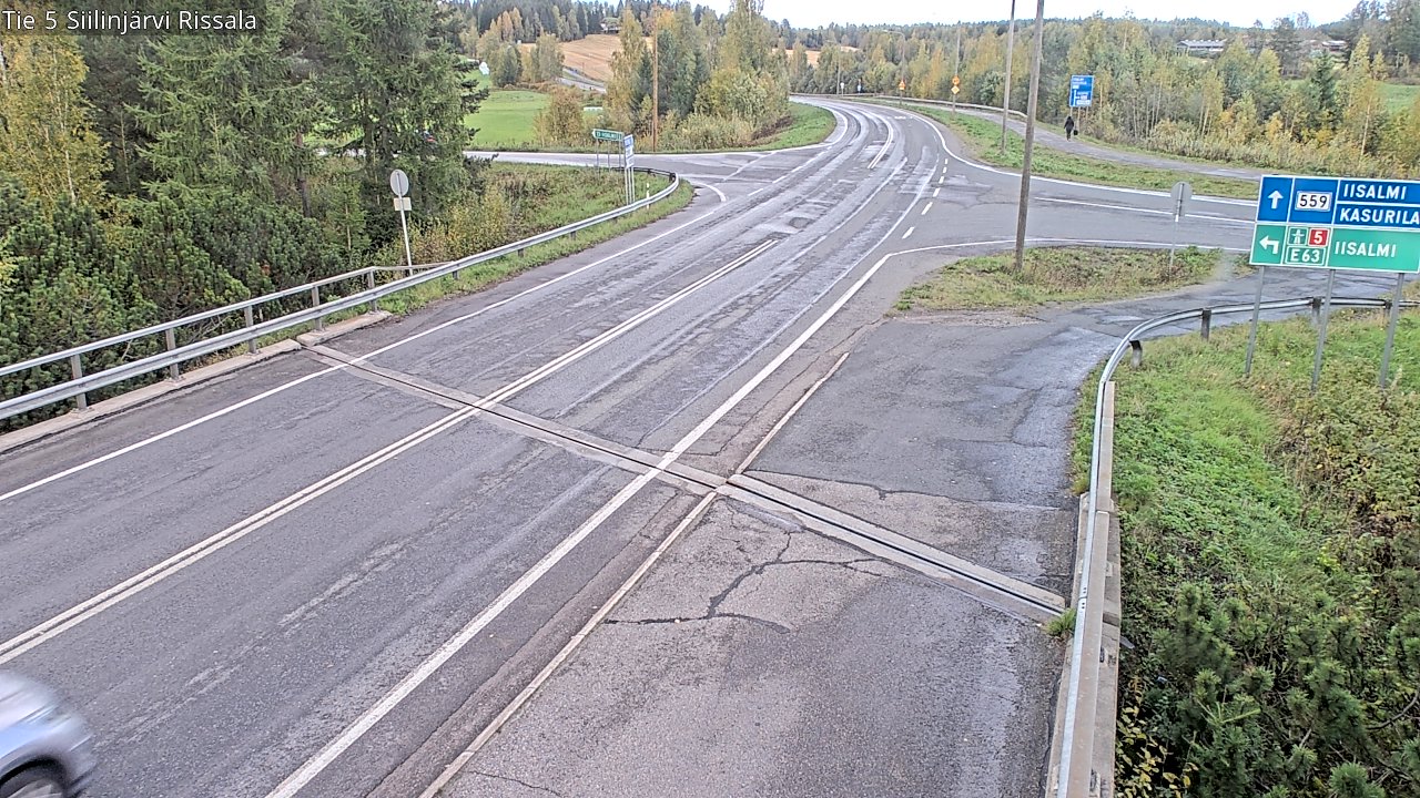 Weather Camera Image Road 5 Siilinjärvi, Rissala, Siilinjärvi, Pohjois-Savo