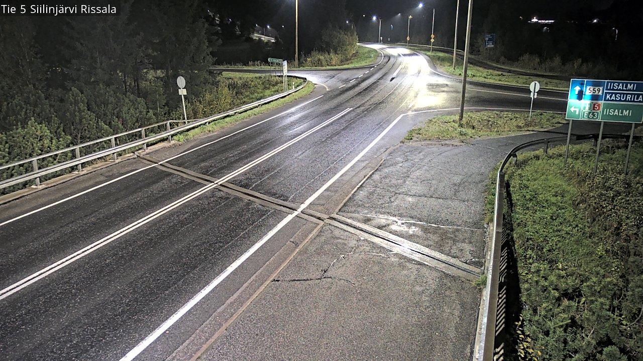 Weather Camera Image Road 5 Siilinjärvi, Rissala, Siilinjärvi, Pohjois-Savo