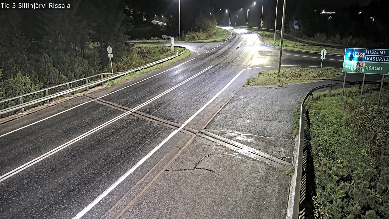 Weather Camera Image Road 5 Siilinjärvi, Rissala, Siilinjärvi, Pohjois-Savo