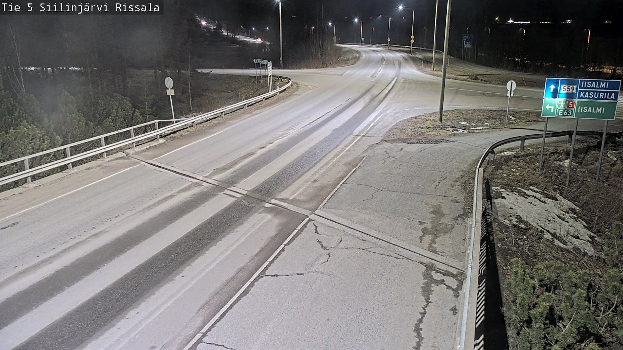 Weather Camera Image Väg 5 Siilinjärvi, Rissala, Siilinjärvi, Pohjois-Savo