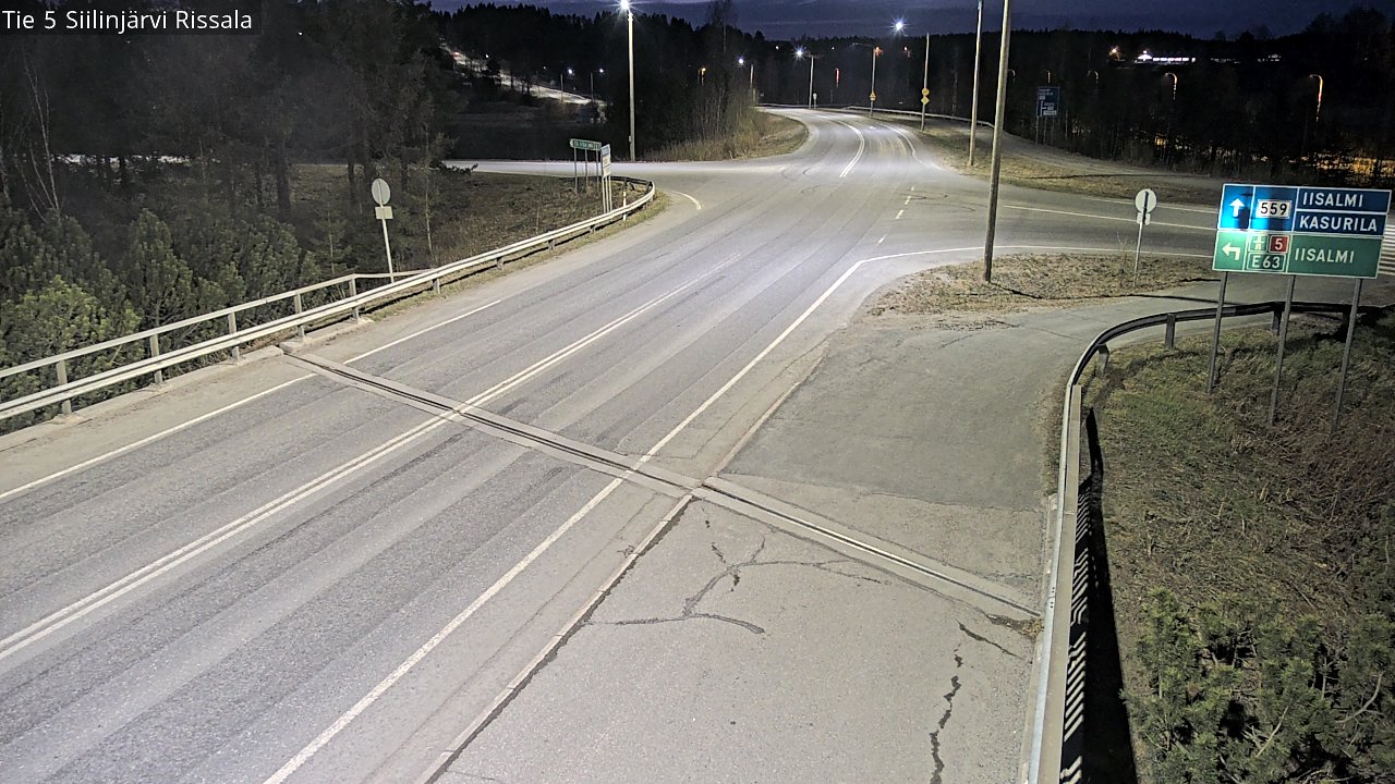Weather Camera Image Väg 5 Siilinjärvi, Rissala, Siilinjärvi, Pohjois-Savo