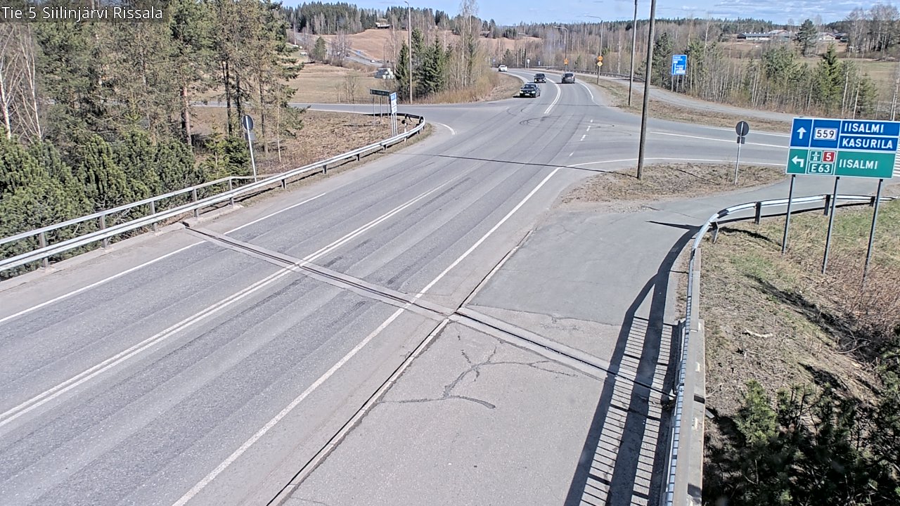 Weather Camera Image Väg 5 Siilinjärvi, Rissala, Siilinjärvi, Pohjois-Savo