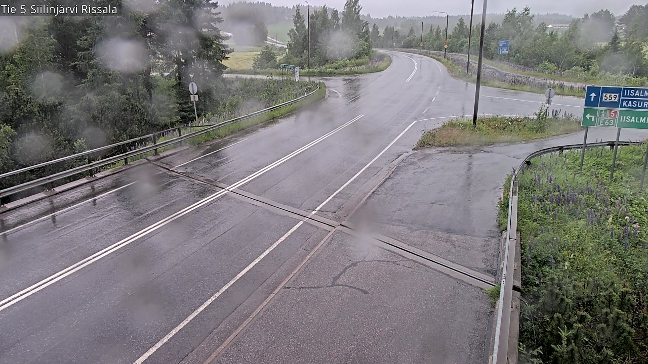 Weather Camera Image Road 5 Siilinjärvi, Rissala, Siilinjärvi, Pohjois-Savo