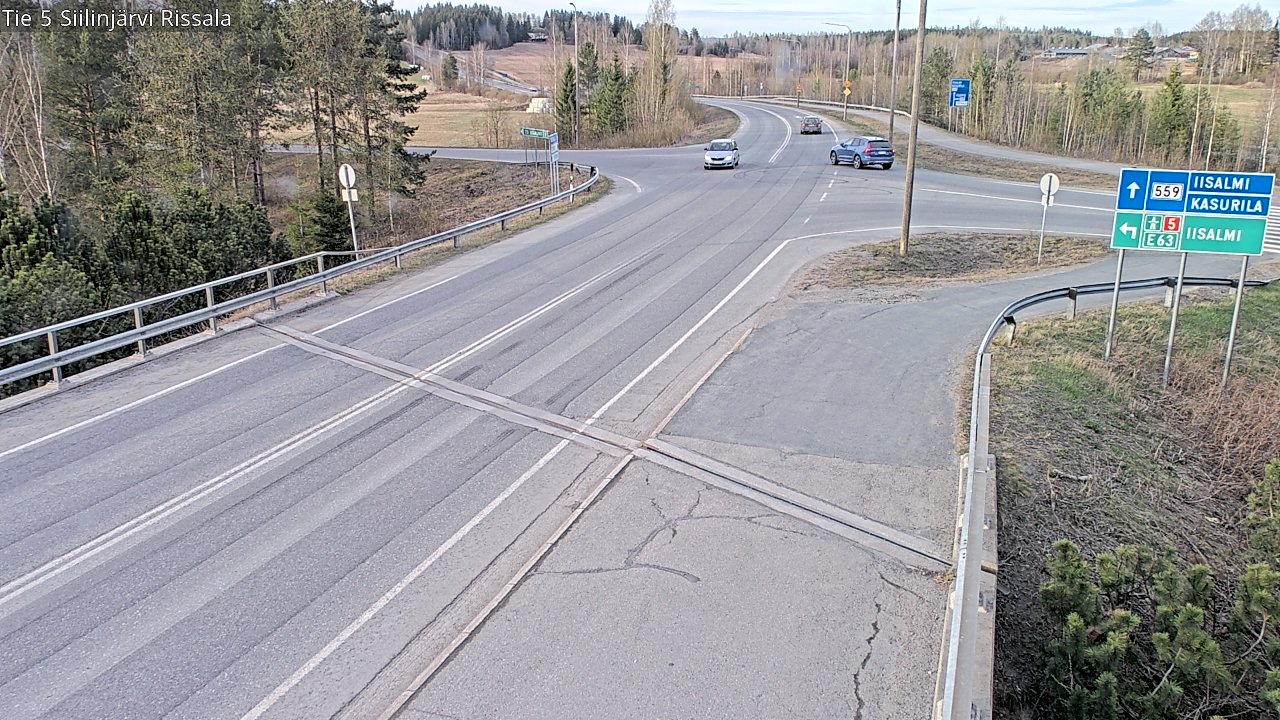 Weather Camera Image Väg 5 Siilinjärvi, Rissala, Siilinjärvi, Pohjois-Savo