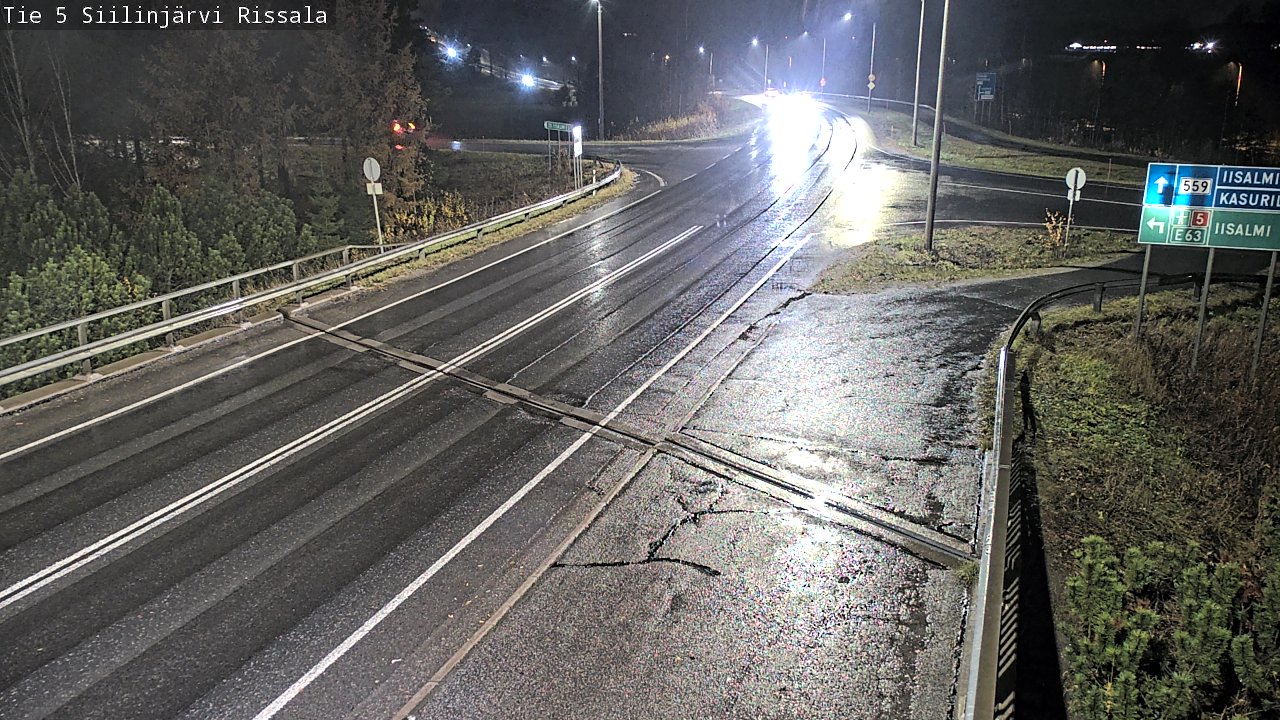 Weather Camera Image Väg 5 Siilinjärvi, Rissala, Siilinjärvi, Pohjois-Savo