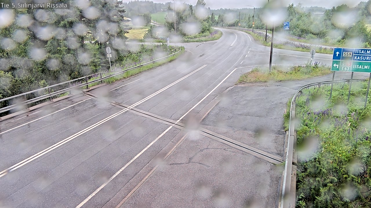 Weather Camera Image Väg 5 Siilinjärvi, Rissala, Siilinjärvi, Pohjois-Savo