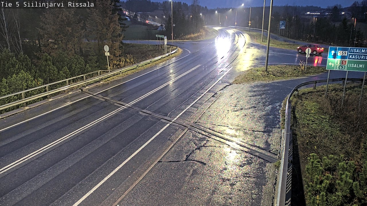 Weather Camera Image Väg 5 Siilinjärvi, Rissala, Siilinjärvi, Pohjois-Savo