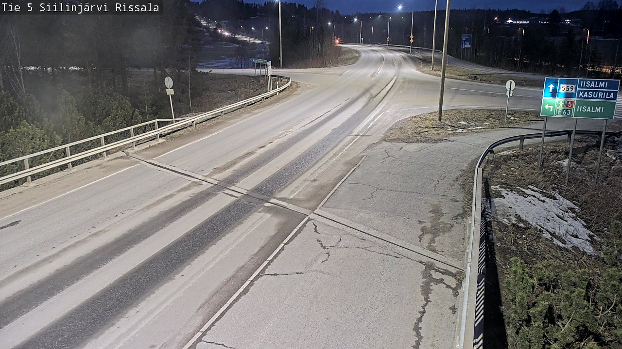 Weather Camera Image Väg 5 Siilinjärvi, Rissala, Siilinjärvi, Pohjois-Savo