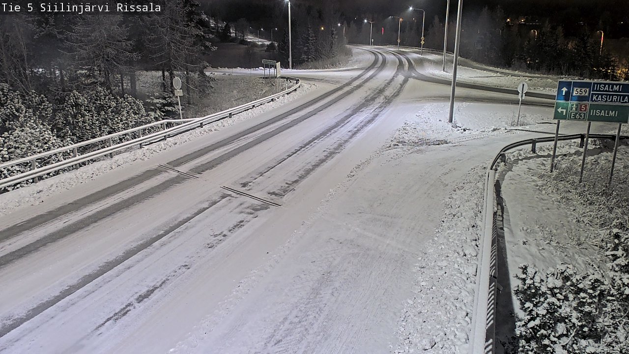 Kelikamerat Kuva Tie 5 Siilinjärvi, Rissala, Siilinjärvi, Pohjois-Savo