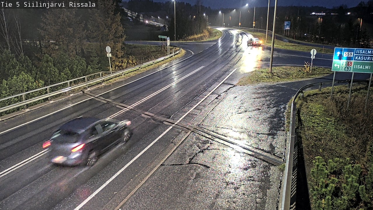 Weather Camera Image Väg 5 Siilinjärvi, Rissala, Siilinjärvi, Pohjois-Savo